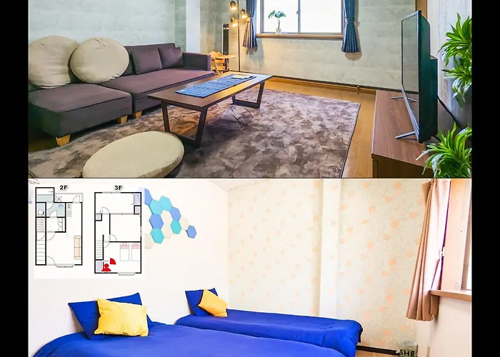 76 Sq Meter, 3 Bedrooms & Livingroom With Famicon, Doumotengachaya Dt02